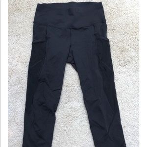 lululemon mesh panel leggings